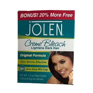 JOLEN new Cream bleach lighten dark hair 1.2 oz